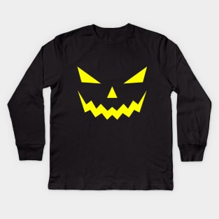 Jack-o'-lantern Kids Long Sleeve T-Shirt